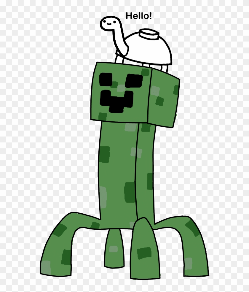 Creeper And Mine Turtle By Pein078 - Asdf Movie Mine Turtle #483957