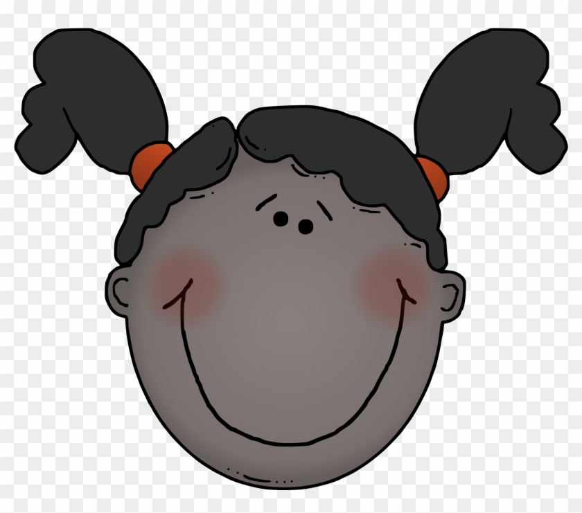 Clipart Girlface7 - Clipart Faces #484105