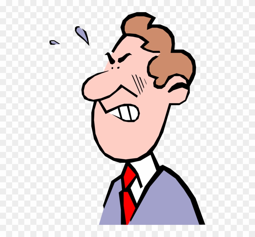 Vector Illustration Of Determined To Seek Revenge White - Vector Illustration Of Determined To Seek Revenge White #484795