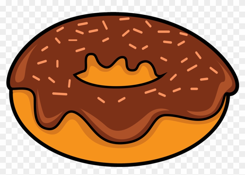 Chocolate - Transparent Cartoon Chocolate Doughnut #485101