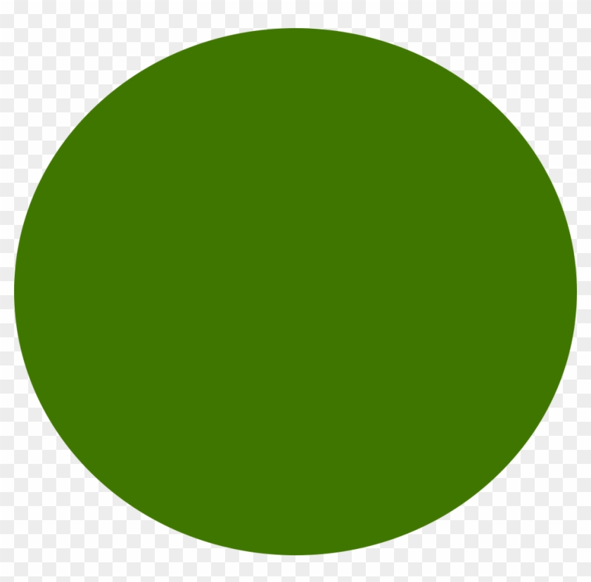 Green Dot Transparent Background #485235