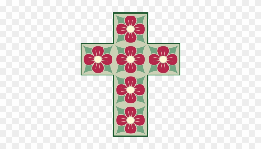 Com/cross Clipart Image 3 Sjpg114 - Flower Cross Clip Art #485538