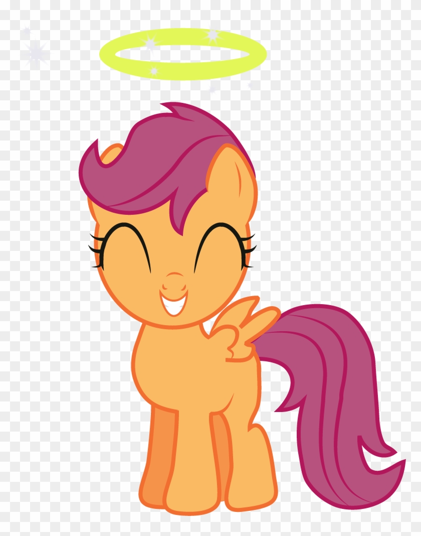 Little Angel Scootaloo By Creshosk-d45tcjr ] - Angel Scootaloo #486076