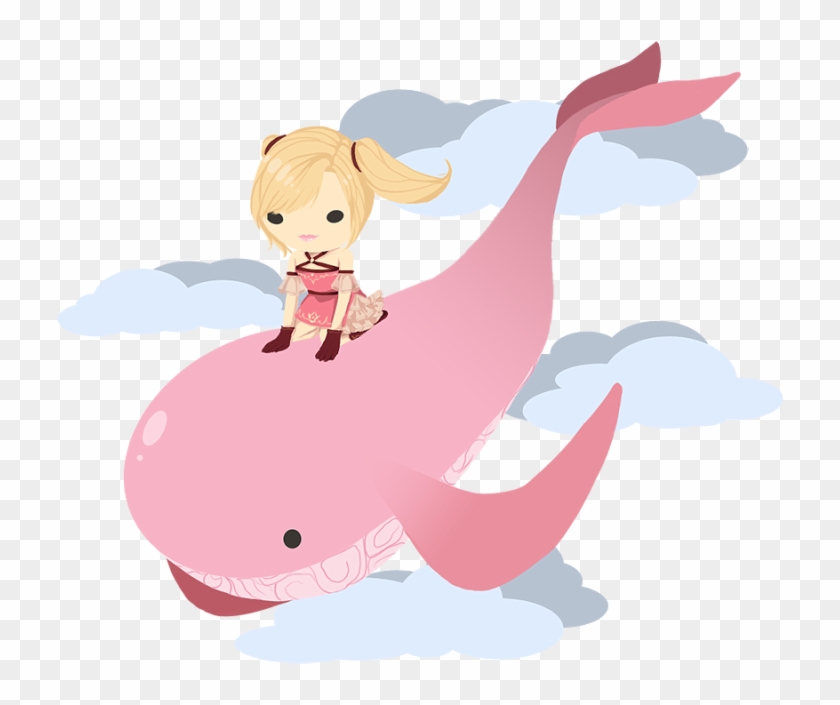 Pin Pink Whale Clip Art - Cartoon #486954