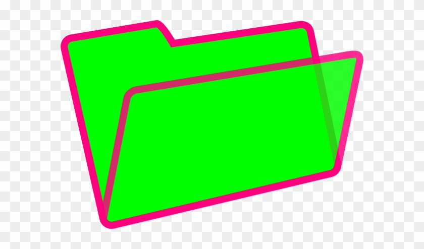 Green Folder Clip Art - Green Folder Clip Art #487435