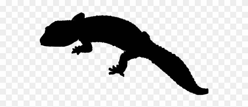 Leopard Gecko Clipart Silhouette - Leopard Gecko Silhouette #487903