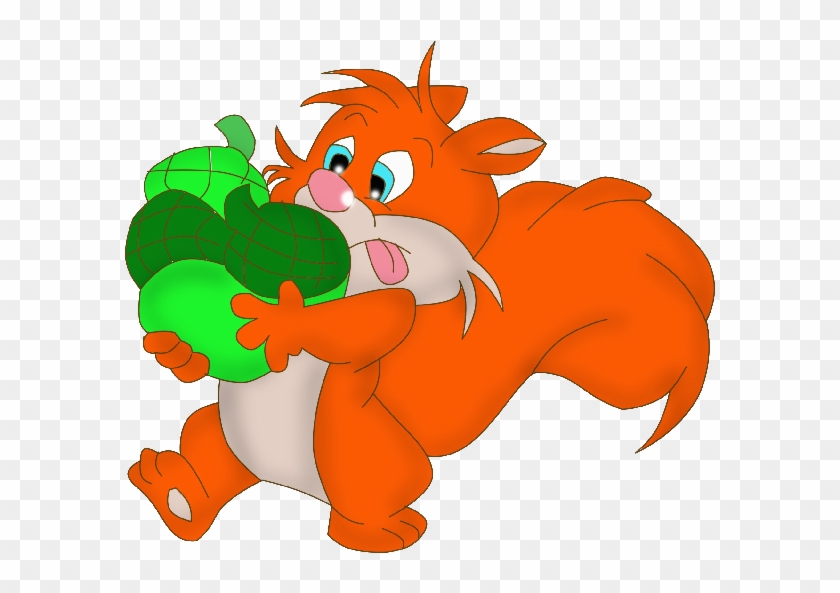 Squirrels Cartoon Clip Art - Sqiuirel Clipart #488234