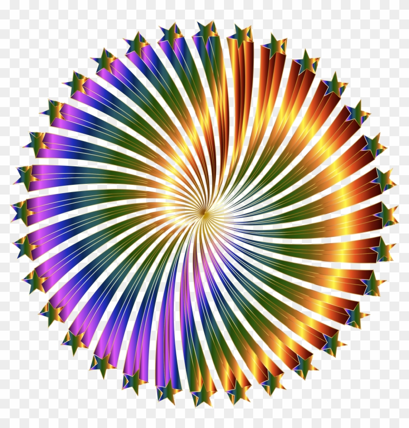 This Free Icons Png Design Of Prismatic Starburst Vortex - Vector Graphics #488246
