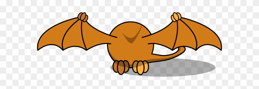 Pterodactly Lower Wings Clip Art At Clker - Pterodactyl Cartoon #488415