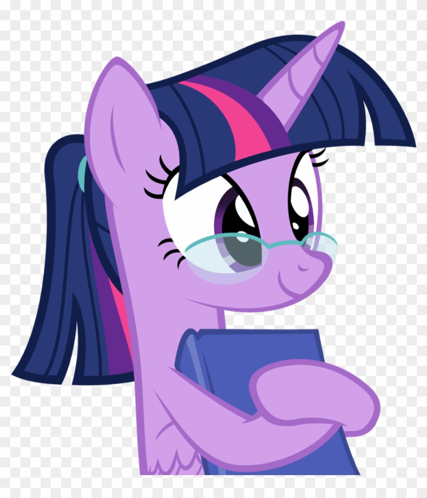 Rainbow Dash Twilight Sparkle Pinkie Pie Rarity Applejack - Twilight Sparkle With Glasses #488665