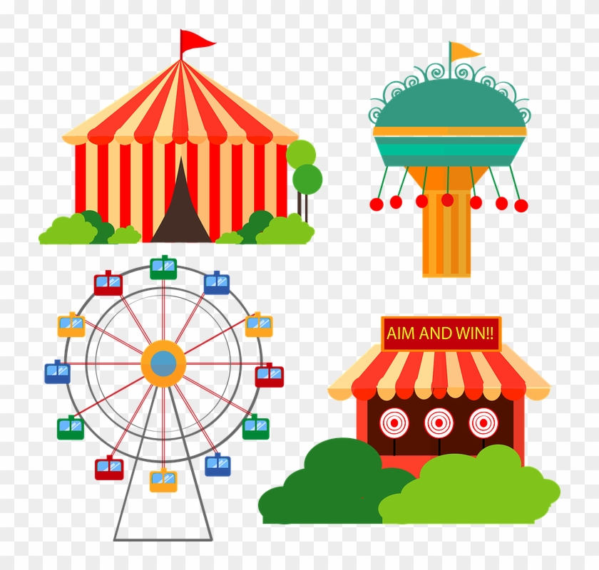 Amusement Rides Cliparts - Karnaval Kartun #488791