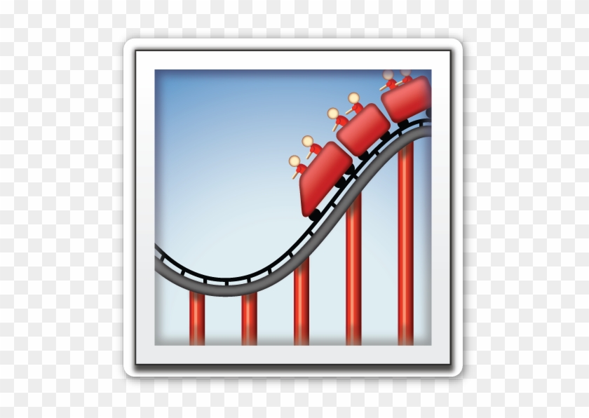 Roller Coaster - Roller Coaster Emoji Png #488917