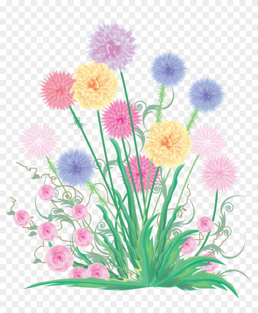 Flower Bouquet Drawing Clip Art - Flower Bouquet Drawing Clip Art #489739