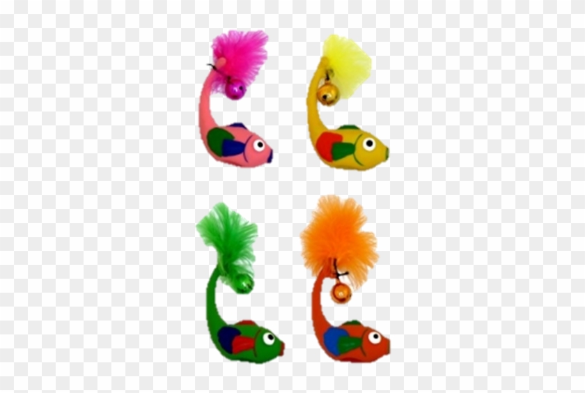 Papillon Fish Cat Toy - Cartoon #489870