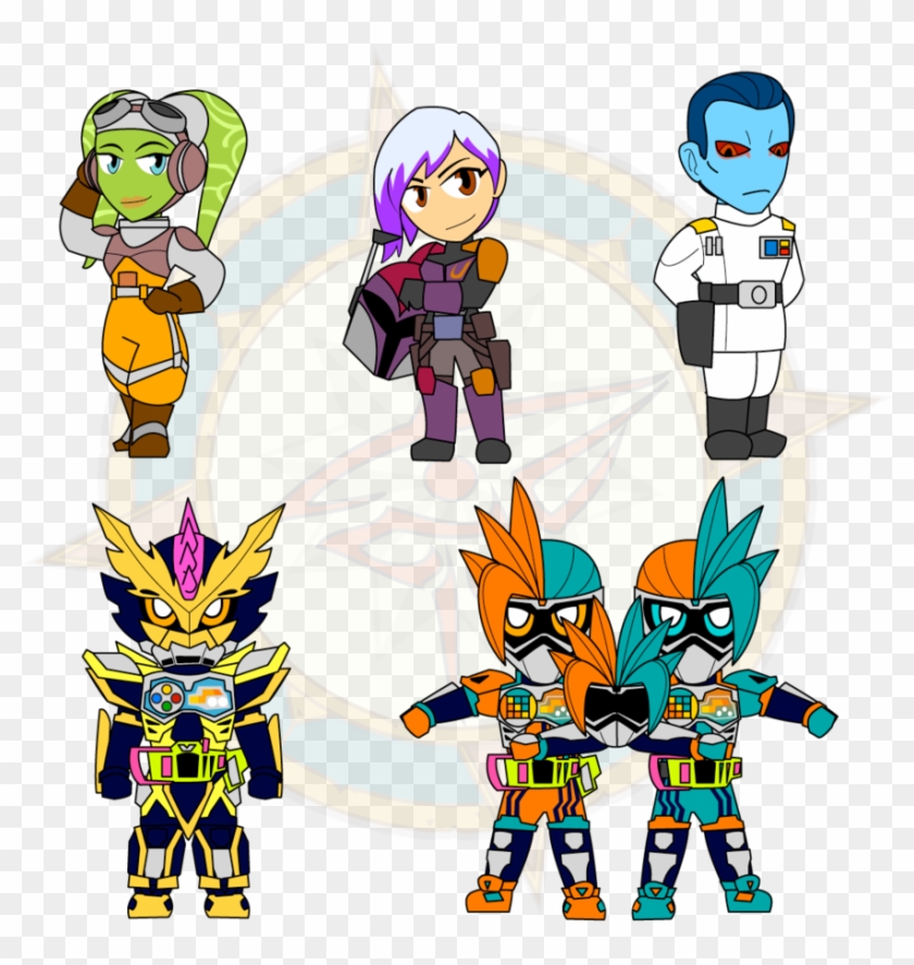 Assorted Chibis - Kamen Rider Series #489987