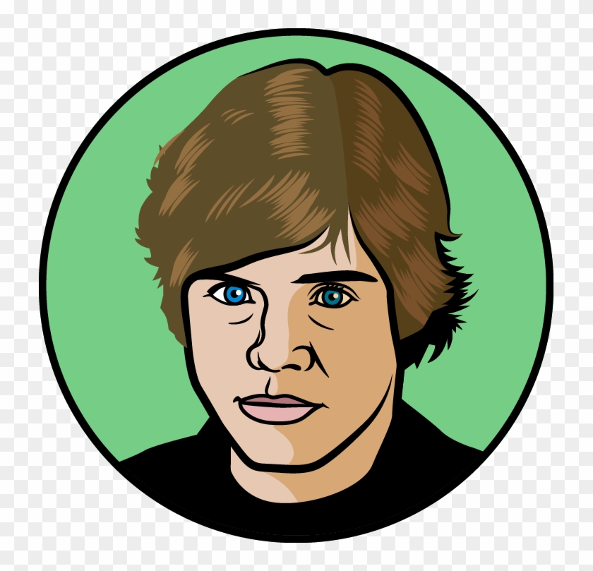 No One's Better At Working The Count Than Yoda, Which - Luke Skywalker Drawing Face #490072