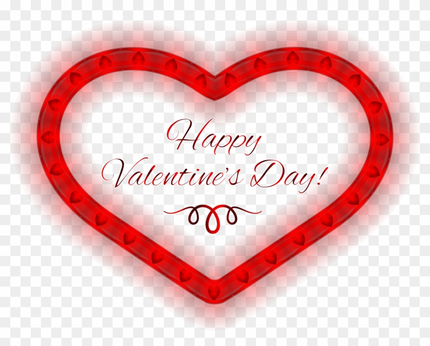 Valentine's Day Clipart Happy Valentines Day - Happy Valentines Day Heart #490202