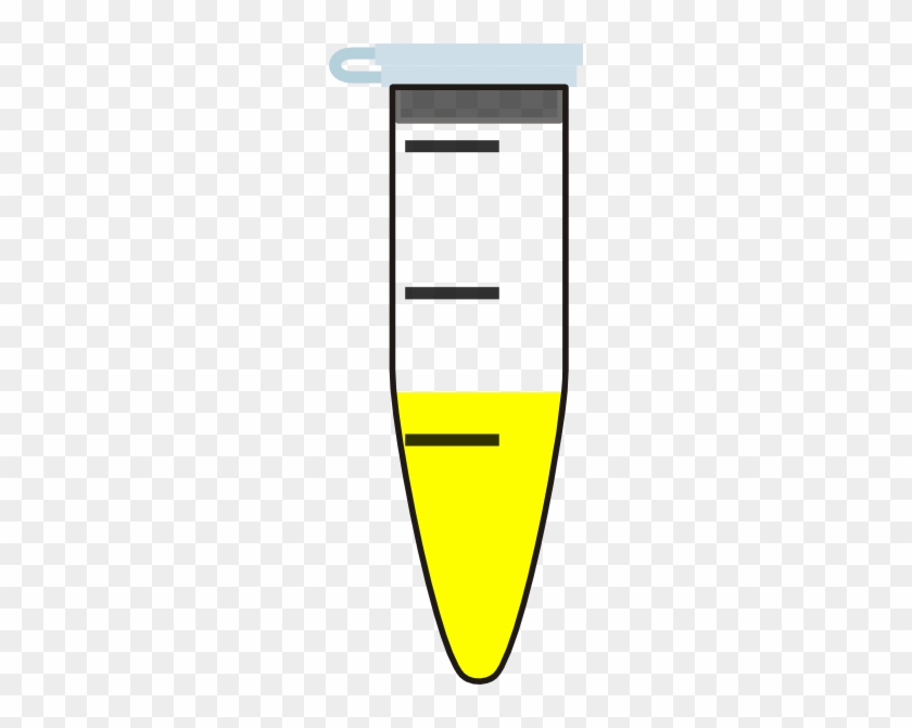 1ml Eppendorf Tube Brown Clip Art At Clker - Yellow Eppendrof Png #490301