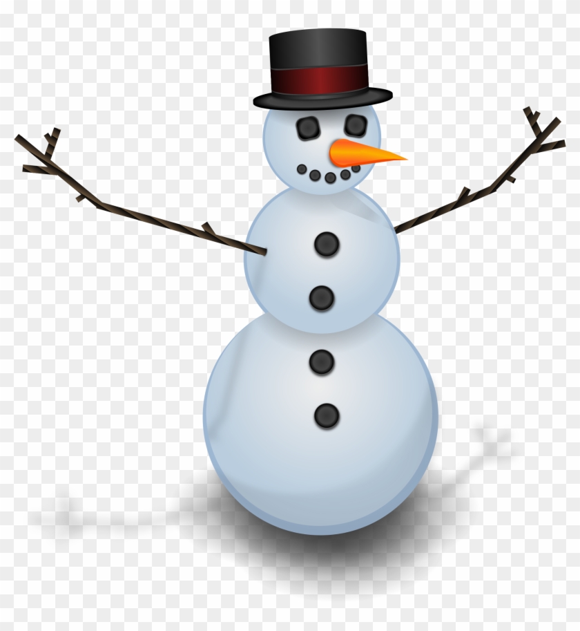 Beautiful X Build A Snowman With Making A Snowman Clipart - Snow Man Png #490745