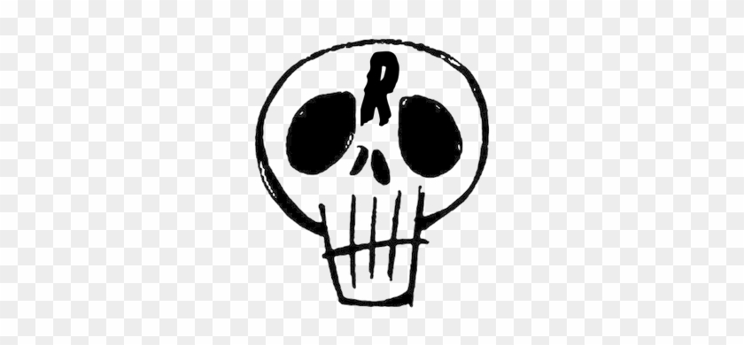 Black On White Skull #491910