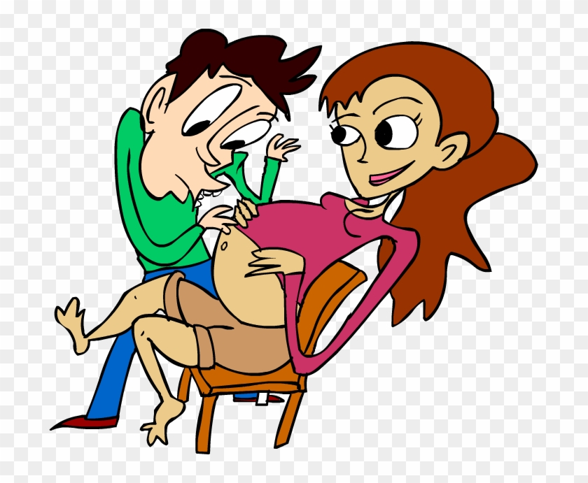 Happy Pregnant Couple By Eggheadcheesybird - Happy Pregnant Couple Cartoon #493099