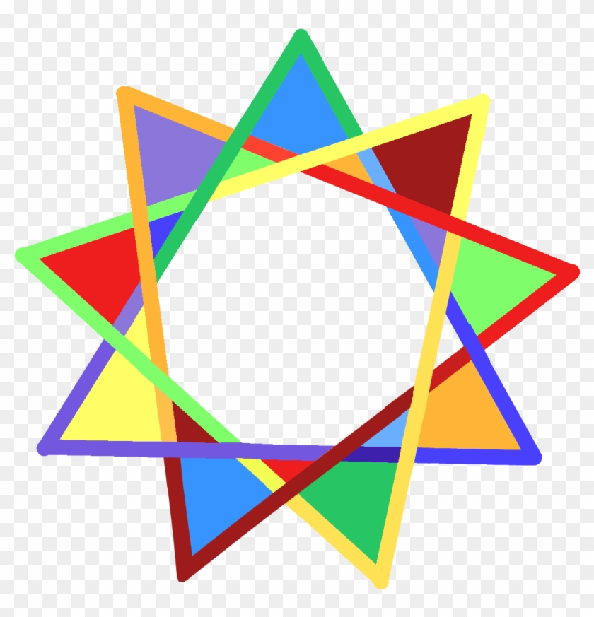 Gallery Of Free Images Of Nine-pointed Stars And Baha'i - Clip Art #493943