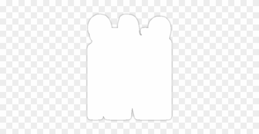 Supernatural Team Free Will White Silhouette - Supernatural #494456