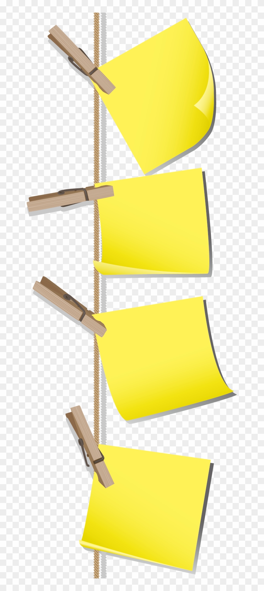 Paper Post-it Note Clip Art - Paper Post-it Note Clip Art #494522