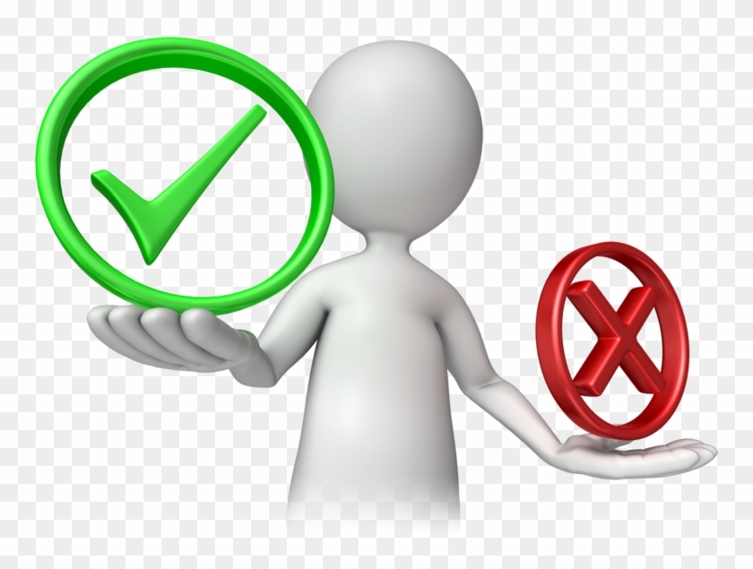 Stick Figure Check Cancel 800 Clr - Do's And Don Ts Animation #494938