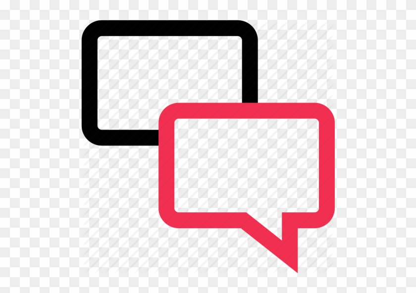 Chat, Love, Messaging, Sms, Talk, Text Icon - Text Messaging Icons Red #495035
