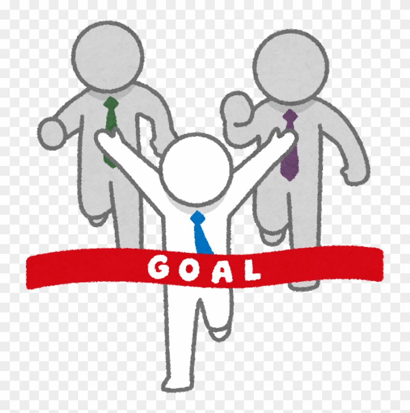 Person Goal Bō Stick Figure - 棒 人間 ゴール イラスト #495089