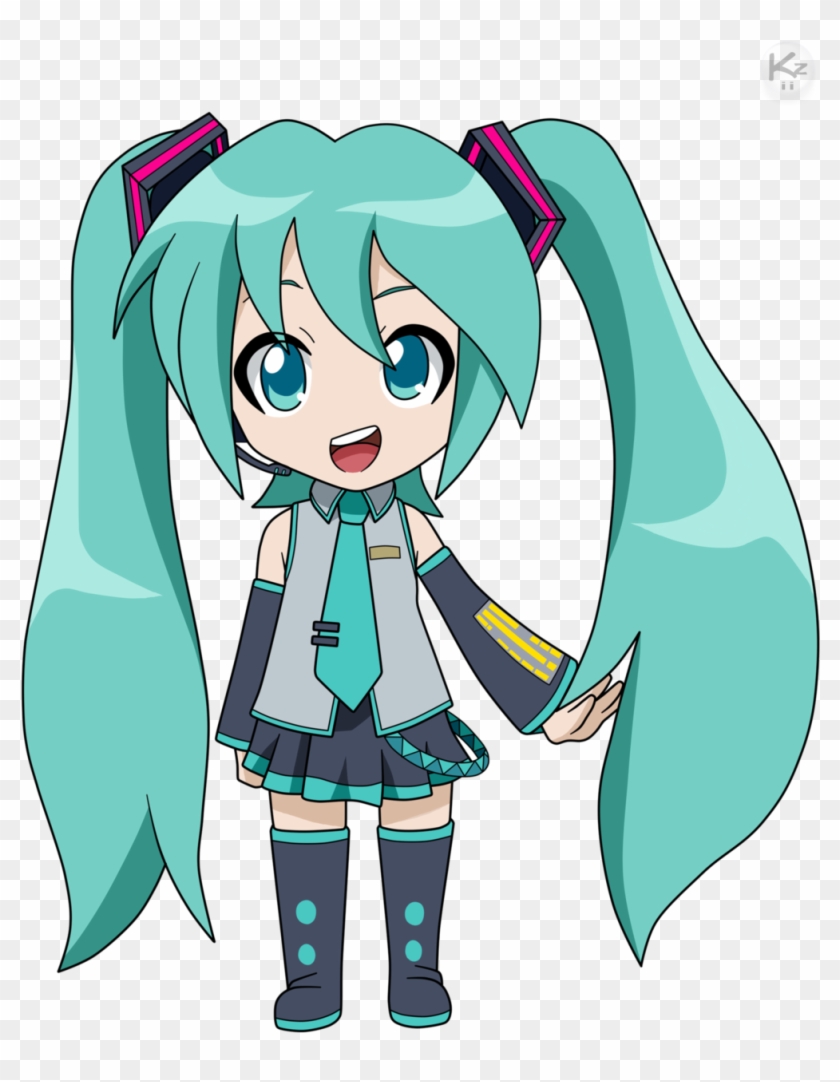 Miku Hatsune Chibi By Krizeii Miku Hatsune Chibi By - Hatsune Miku Chibi Png #495217