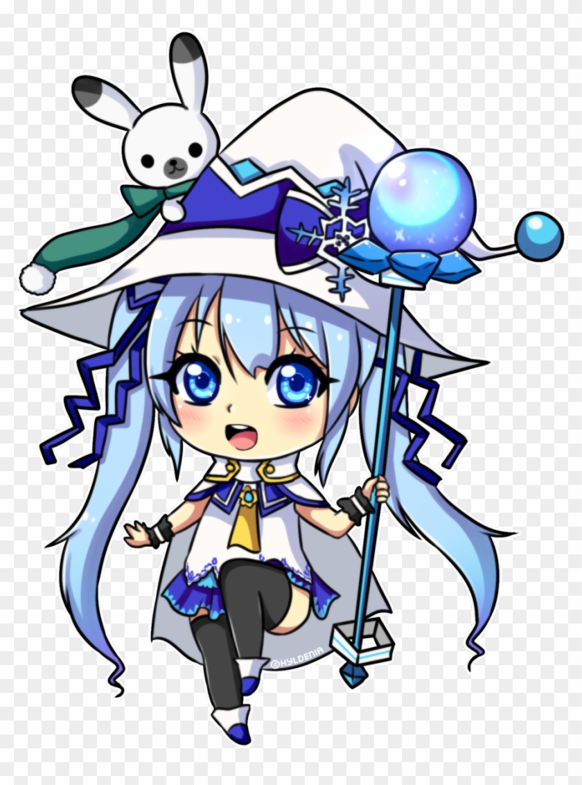 Hyldenia On Twitter - Snow Miku 2014 Chibi #495492