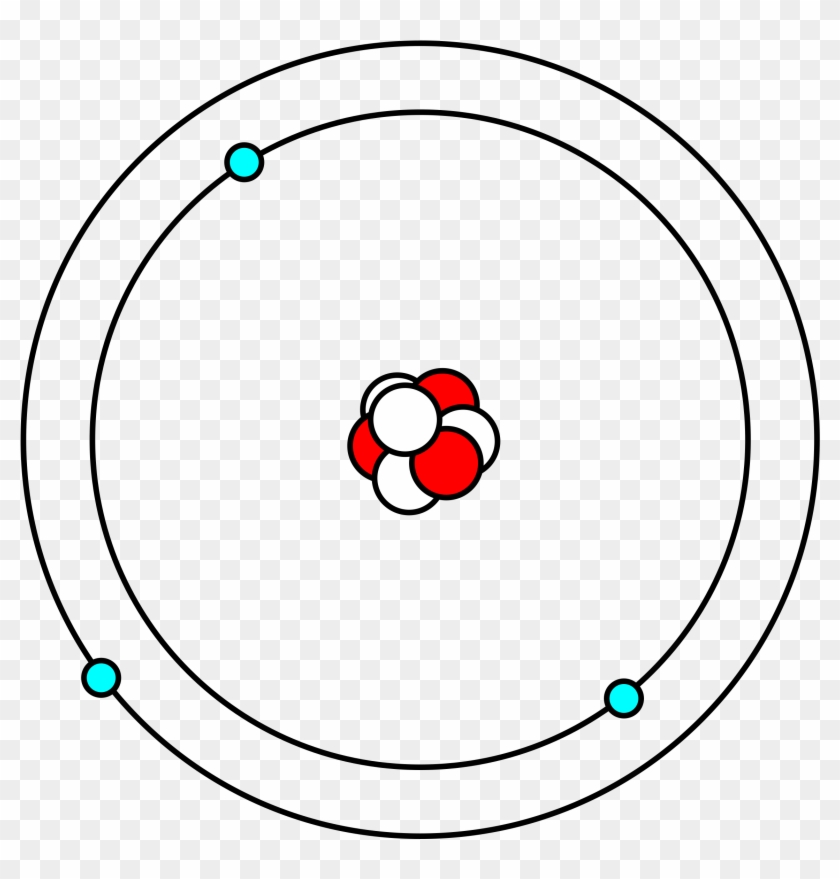 This Free Icons Png Design Of Lithium Atom In Bohr - Bohr Model Png #495705