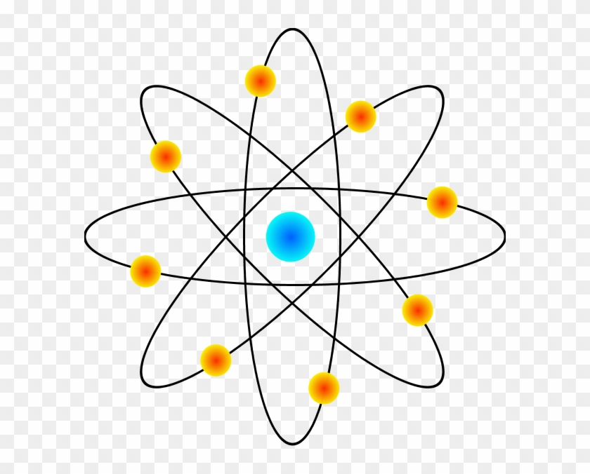 Atom Science Atom Clipart - Atom Model Clipart #495759