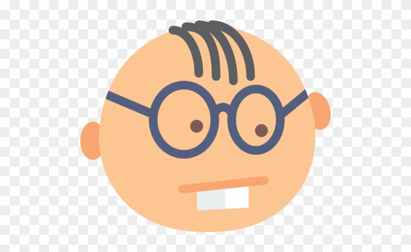 Geek, Glasses, Emoticon, Nerd, Smiley Face, Smiley - Geek Icon #495831