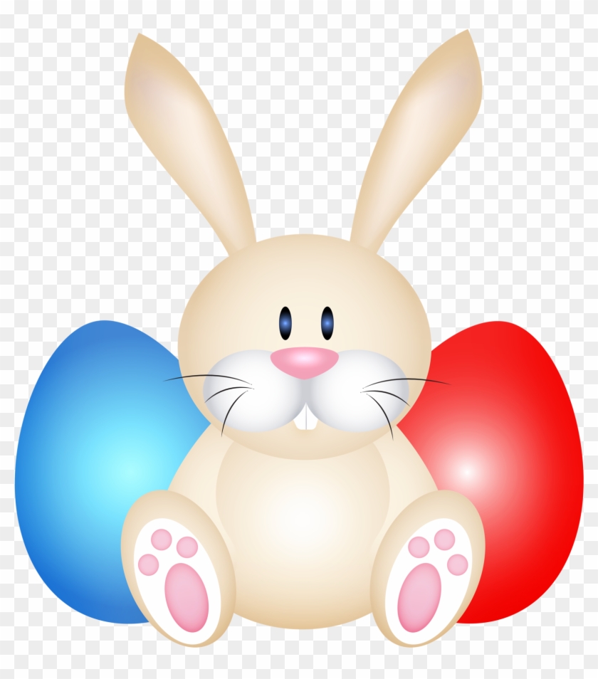 Easter Bunny Domestic Rabbit Clip Art - Easter Bunny Domestic Rabbit Clip Art #495986