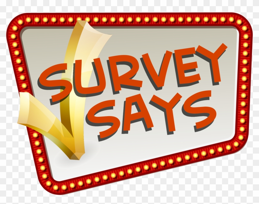 Just Like The World Famous Television Show, This Game - Survey Says Game Show #496920