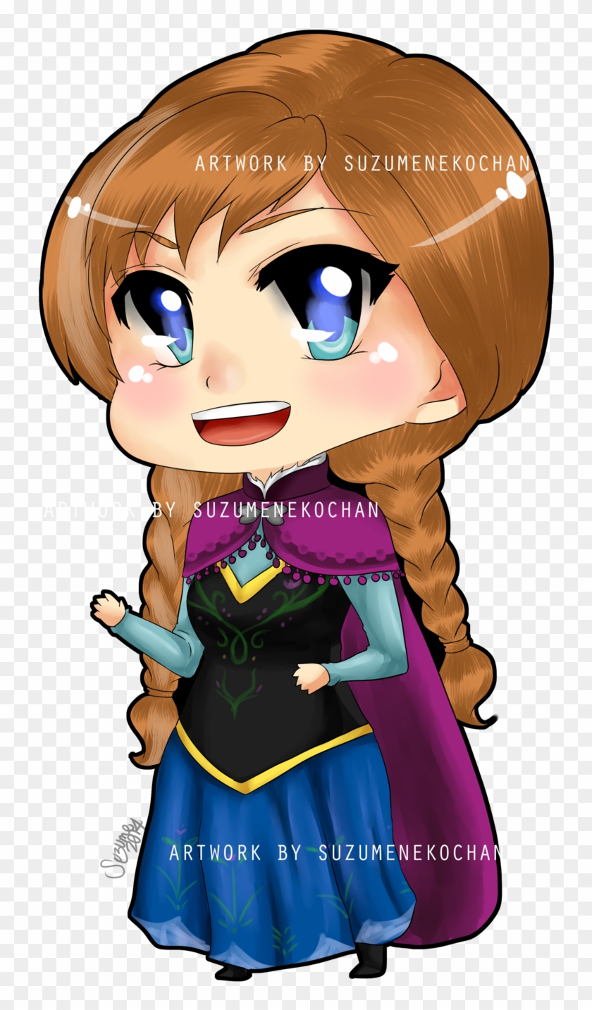 Frozen-anna Chibi By Suzumecreates - Anna Chibi #497571