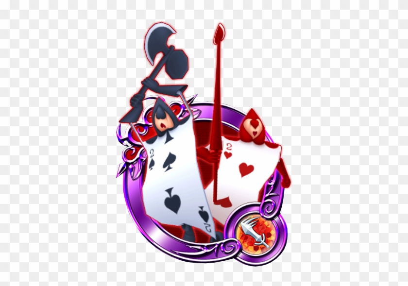Alice In Wonderland A Guard Who Serves And Fears The - Playing Card #497716