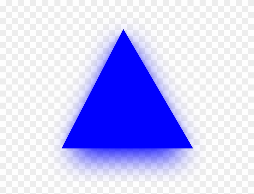 Cobalt Blue Triangle Electric Blue Purple - Triangle #498397