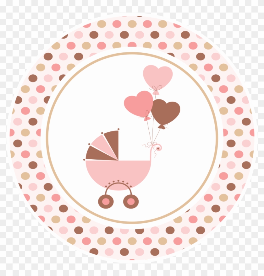 Huellas De Bebé En Rosa - Chá De Bebe Para Imprimir #498739