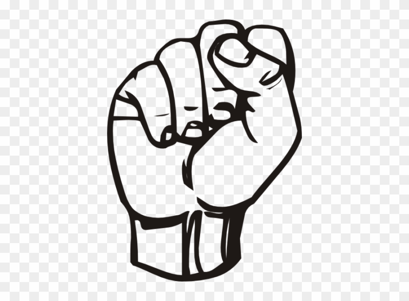 Sign Language S Fist Clip Art At Clker Com Vector Clip - Sign Language Clipart S #499247