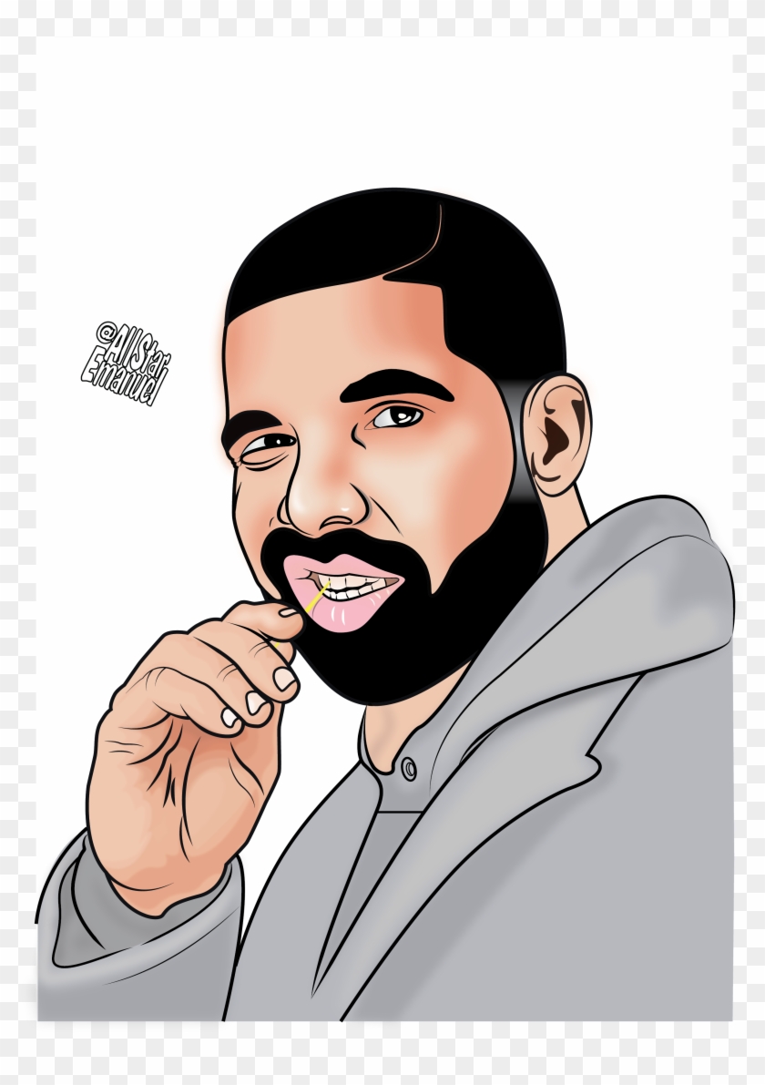 Drake Drawing Painting Cartoon Sketch - Drake Cartoon Png #500158