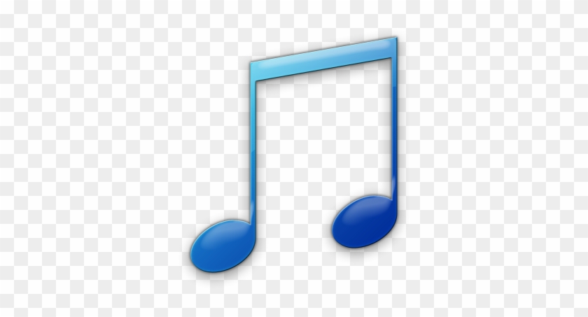 Light Blue Clipart Music Note - Icon #500181
