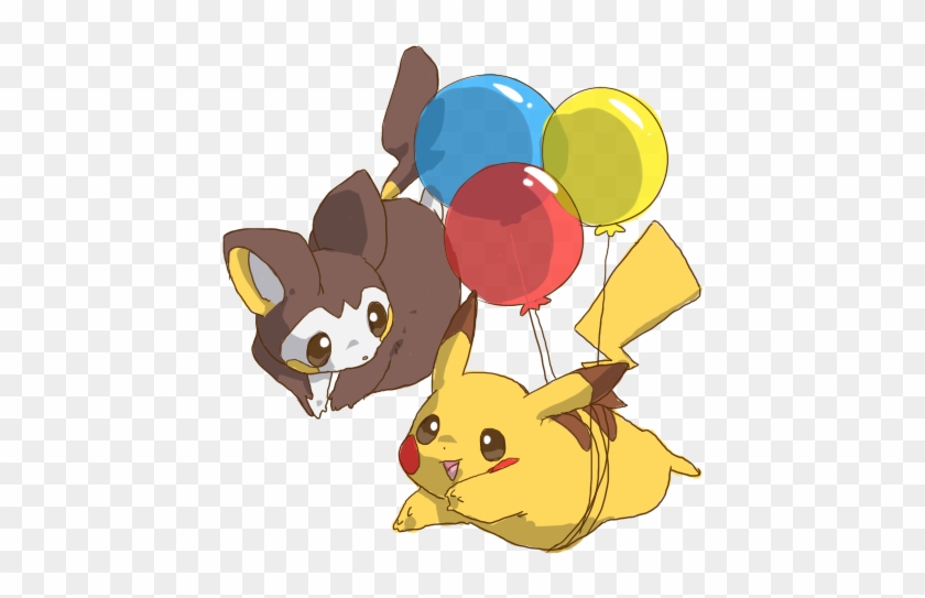 Pikachu Clipart Electric - Pokemon Emolga And Pikachu #500406