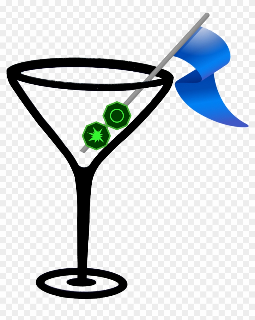 Art - Cocktail Glasses Clipart #500946