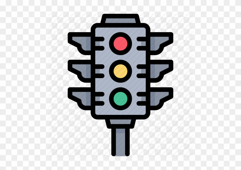 Stoplight Icon - Illustration #500966