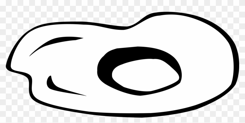 Breakfast, Fried Eggs - Fried Egg Clip Art Black And White #86318