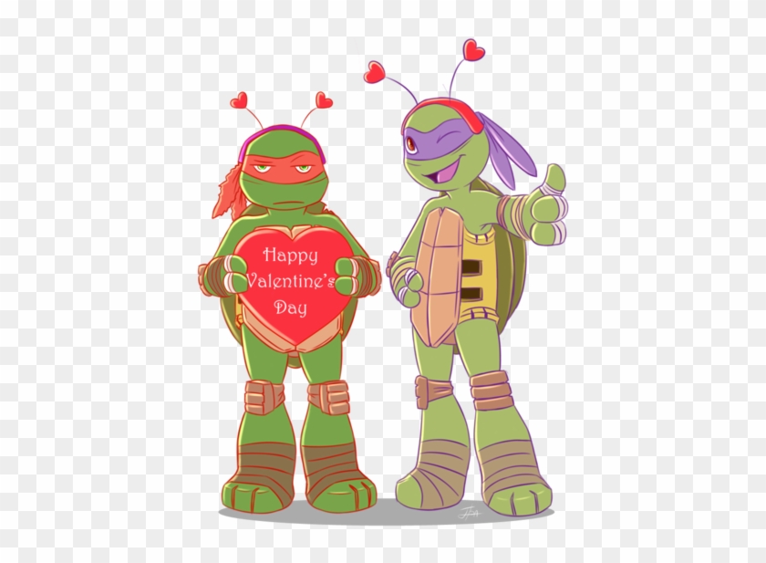 Happy Valentine's Day 2 By Bakameganekko - Happy Tmnt Valentine's Day #86832